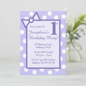 イリュシマパープルボウ&スポットガールズバースデーパーティー 招待状 (スタンド正面)