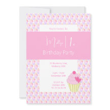 イリュシマレインボーカップケーキ1st誕生日パーティー