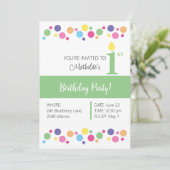 イリュシマレインボーサークル、グリーン1歳の誕生日 招待状 (スタンド正面)