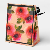 イリュシマレッドフラワーウォーター色誕生日ギフト/ フェイバーボックス (裏面サイド)