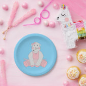 イリュージョナリー バレリーナ ライノ ペーパープレート (パーティー)