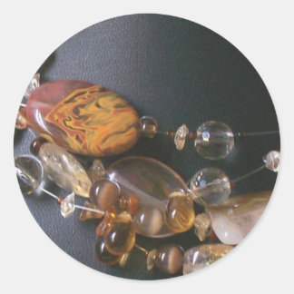 イリュージョンのネックレス装飾シール ラウンドシール