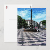 イリュージョン・タイル・アート：フンカル，マデイラ（ポルトガル） ポストカード (正面/裏面)