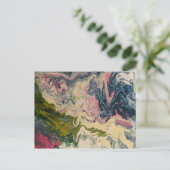 イリュージョンNo.1アルファ – アクリル系ポア ポストカード (スタンド正面)