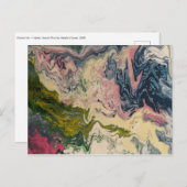 イリュージョンNo.1アルファ – アクリル系ポア ポストカード (正面/裏面)