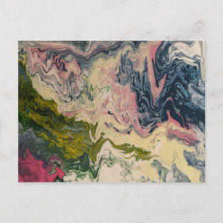 イリュージョンNo.1アルファ – アクリル系ポア ポストカード