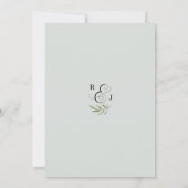 イリーナのイブニングウェディングパーティー招待状 招待状 (裏面)