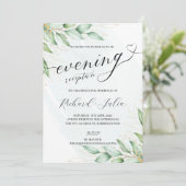 イリーナイブニングウェディングレセプションパーティー招待状 招待状 (スタンド正面)