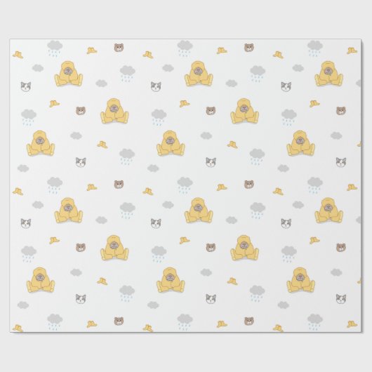 イリーナKolbyによって水溜のアヒルの包を-芸術元気づけて下さい ラッピングペーパー (フラット)