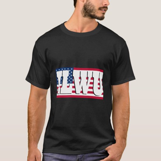 イルウアメリカ国旗 Tシャツ (正面)