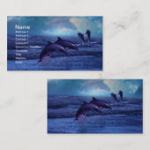 イルカおもしろい遊と 名刺 (正面/裏面)