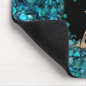 イルカおよびPauaの貝のmousepad マウスパッド (コーナー)