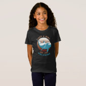 イルカが大好きな女の子 Tシャツ (正面フル)