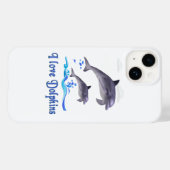 イルカが好き Case-Mate iPhone 14 カバー (裏面 (横))