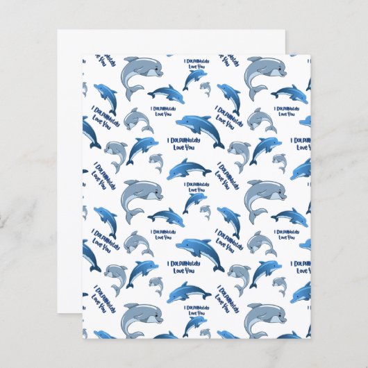 イルカが愛してる： (正面/裏面)