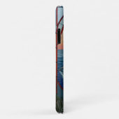 イルカが日の入りでジャンプする海 Case-Mate iPhoneケース (裏面/右)