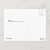 イルカが泳いでトリックをする ポストカード (裏面)