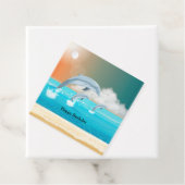 イルカが海に群がる フェイバータグ (インサイチュ)