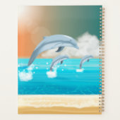 イルカが海に群がる プランナー手帳 (裏面)