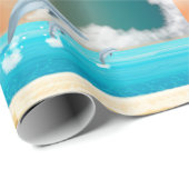 イルカが海に群がる ラッピングペーパー (ロールコーナー)