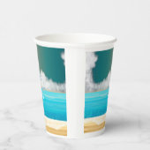 イルカが海に群がる 紙コップ (右)