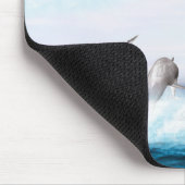 イルカが舞い上がる マウスパッド (コーナー)