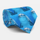 **イルカが鳴る** ネクタイ (ロール)