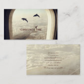 イルカとの飛行 名刺 (正面/裏面)