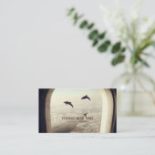 イルカとの飛行 名刺 (スタンド正面)