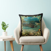 イルカとイルカ、ウミガメの海ウミノミ クッション (椅子)