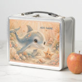 イルカとヒトデの海中友情 メタルランチボックス (インサイチュ)