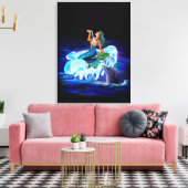 イルカとマーメイド キャンバスプリント (インサイチュ (リビング))