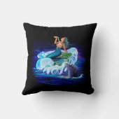 イルカとマーメイド クッション (裏面)