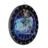 イルカとマーメイド ダーツボード (正面左)