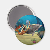 イルカとマーメイド マグネット (正面/裏面)