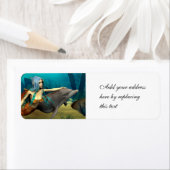 イルカとマーメイド ラベル (インサイチュ)