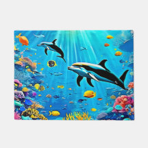 イルカとリーフ：水中の喜び