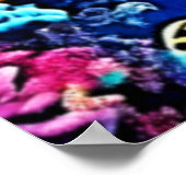 イルカとリーフ：水中の喜び ポスター (角)