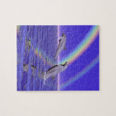 イルカとレインボー ジグソーパズル (横)