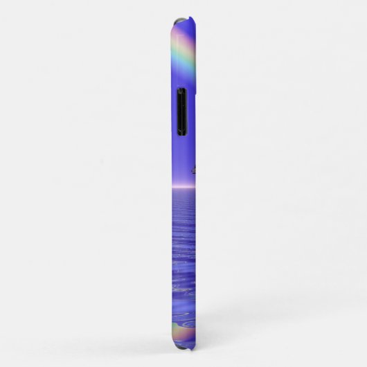 イルカとレインボー Case-Mate iPhoneケース (裏面/右)