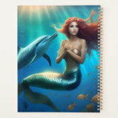 イルカと一緒に泳ぐ天使のような人魚 プランナー手帳 (裏面)