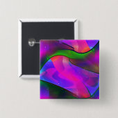 イルカと一緒に泳ぐ 缶バッジ (正面&裏面)