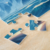 イルカと一緒に航海する ジグソーパズル (側面)