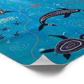 イルカと亀の夢のポスター ポスター (角)