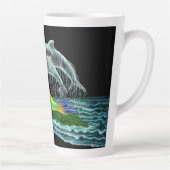 イルカと人魚 カフェラテマグ (右)