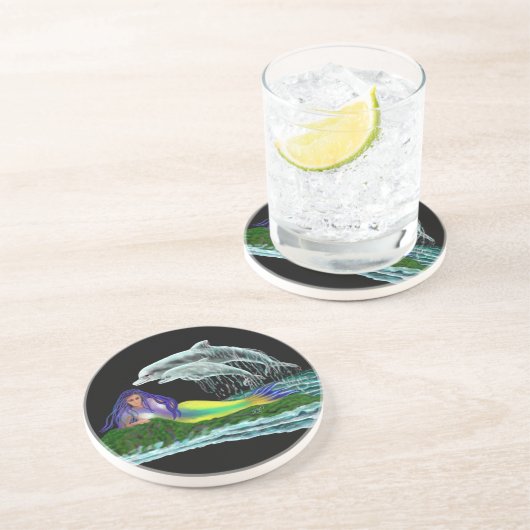 イルカと人魚 コースター (側面)