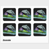 イルカと人魚 スクエアシール (シート)