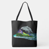 イルカと人魚 トートバッグ (裏面)