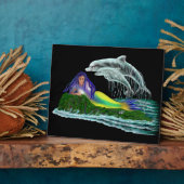 イルカと人魚 フォトプラーク (側面)