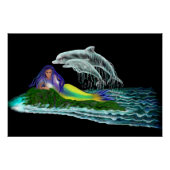 イルカと人魚 ポスター (正面)